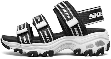 (Youth) Skechers Dlites Sandals 'Black White' 664167L-BLK (Youth) Skechers Dlites Sandals 'Black White' 664167L-BLK