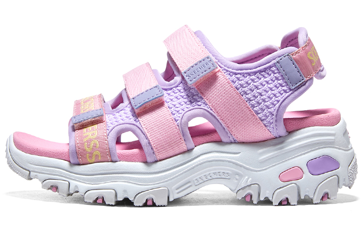 (Youth) Skechers Dlites Sandals 'Pink Purple' 319200L-PKLV