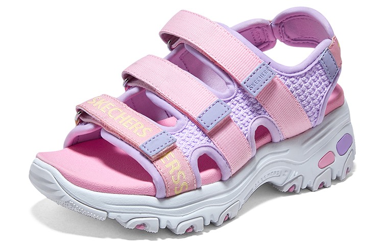 Lookbook (Youth) Skechers Dlites Sandals 'Pink Purple' 319200L-PKLV