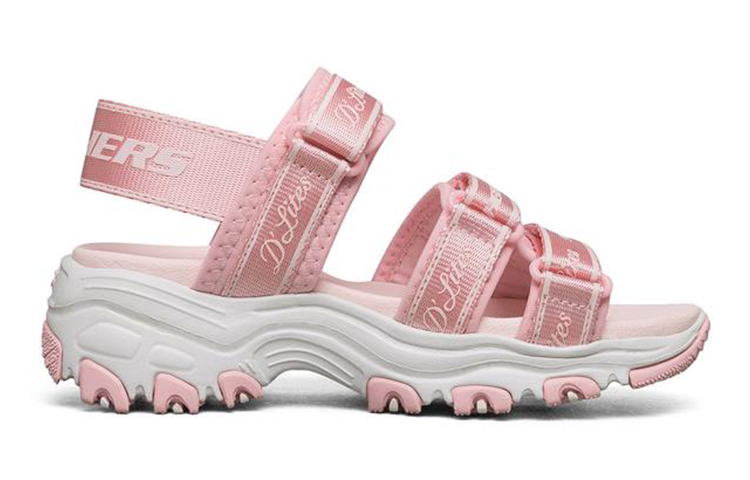 Order (Youth) Skechers Dlites Sandals 'Pink White' 664167L-PNK