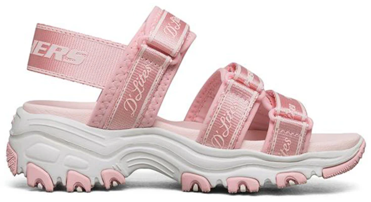 (Youth) Skechers Dlites Sandals 'Pink White' 664167L-PNK Order (Youth) Skechers Dlites Sandals 'Pink White' 664167L-PNK