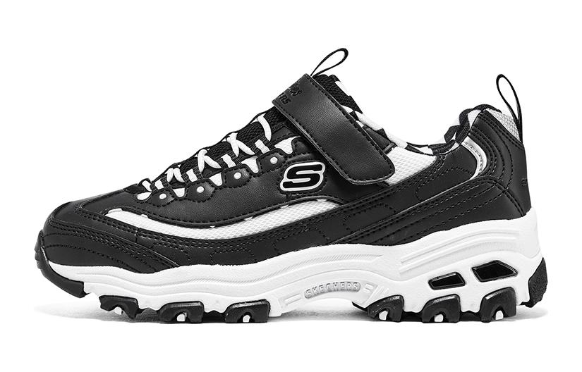 Buy 大童 Skechers D'LITES 防滑防踢 兒童休閒鞋 黑白
