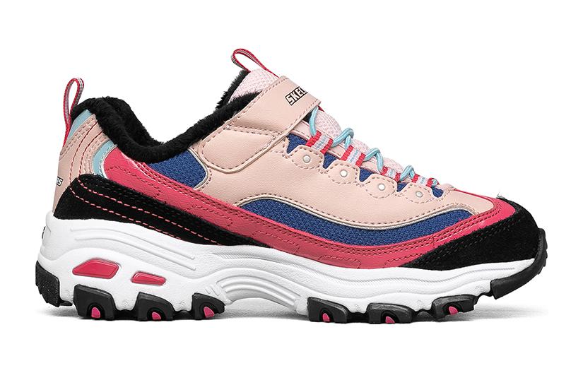 (Youth) Skechers Dlites Shoes 'Pink Black' 圖 2