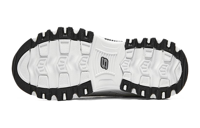 (Youth) Skechers Dlites Shoes 'White Beige Black' 圖 6