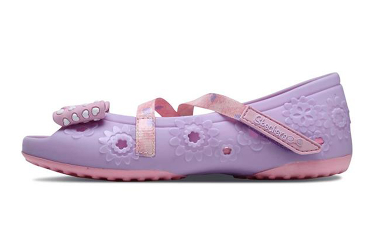 (Youth) Skechers Doodles 'Magic Tape Purple' 664089L-LAV