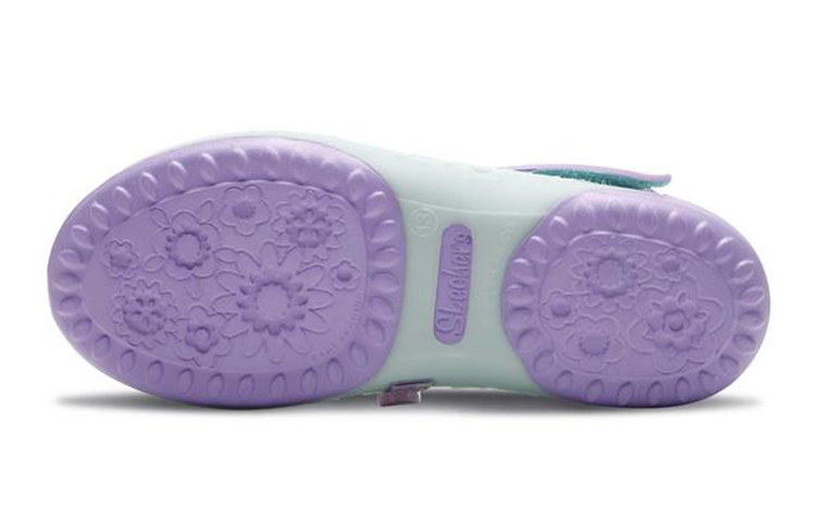 Purchase (JR) Skechers 涂鸦魔术贴休闲凉鞋 '浅绿色' 664089L-AQUA