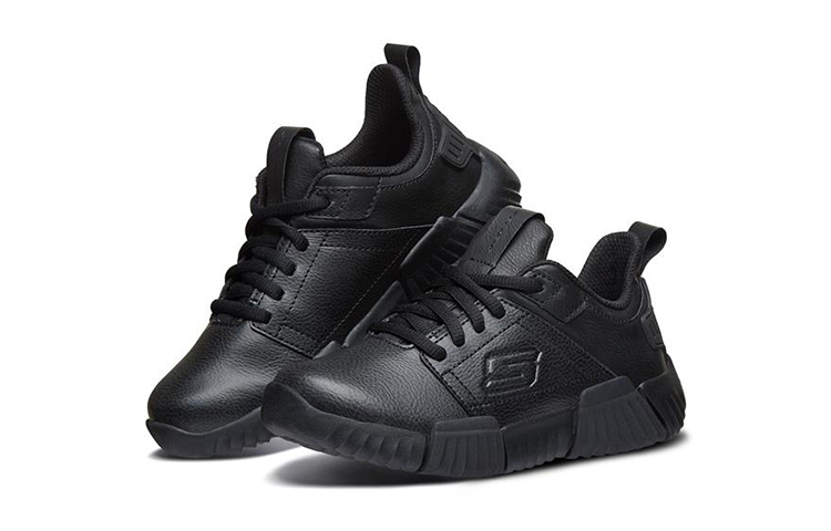 (Youth) Skechers Durablox Lace Up 'Black' 圖 3