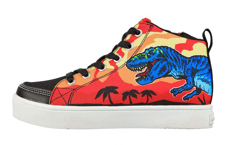 (Youth) Skechers Duratronz Mid 'Dino-Rush Red-Black' 402237L-RDBK