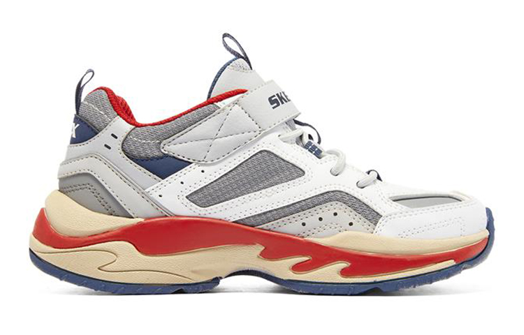 Order (JR) Skechers Durolux ''Blanc Gris Rouge'' 403817L-WGY