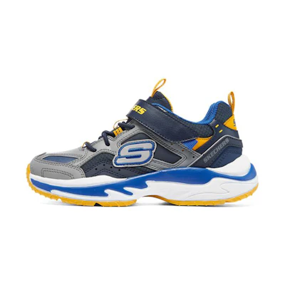 (Youth) Skechers Durolux 'Blue Gray Yellow'
