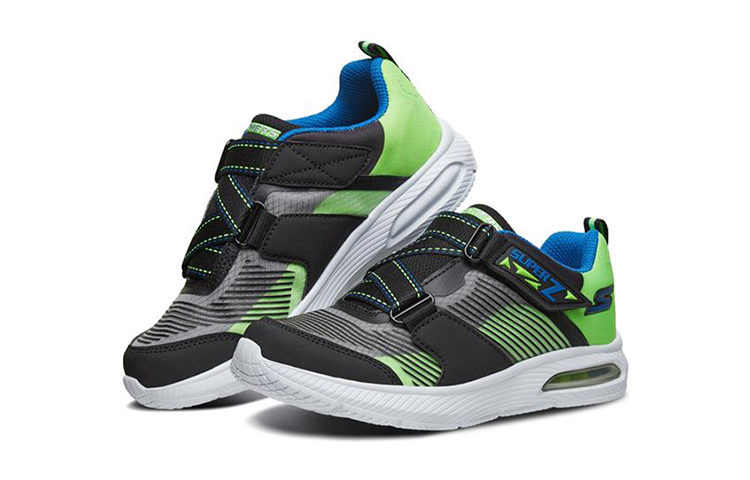 Lookbook (JR) Skechers Dyna-Air ''Schwarz Grün Blau'' 660041L-BBLM