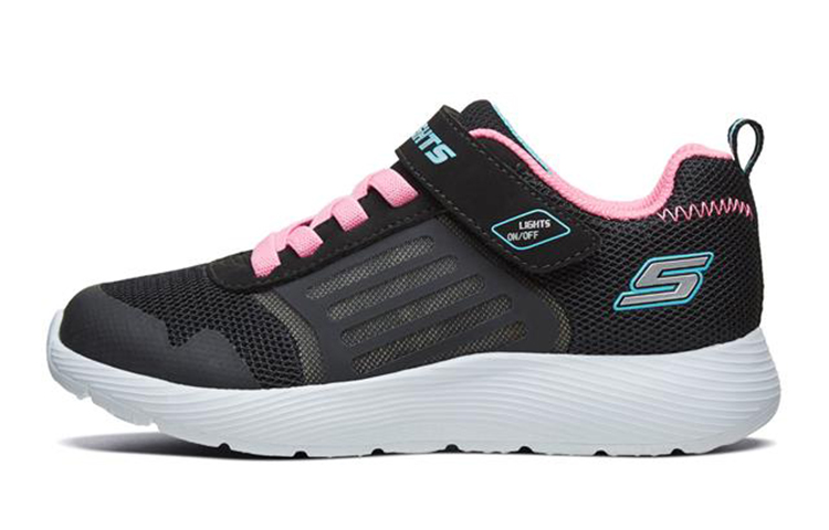 (Youth) Skechers Dyna-Lights 'Black Pink' 20268L-BKPK