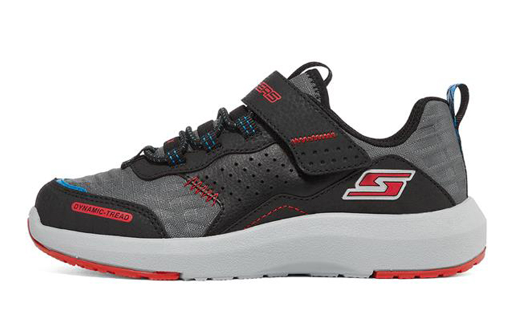 (Youth) Skechers Dynamic Tread 'Black Red' 403664L-BGRD