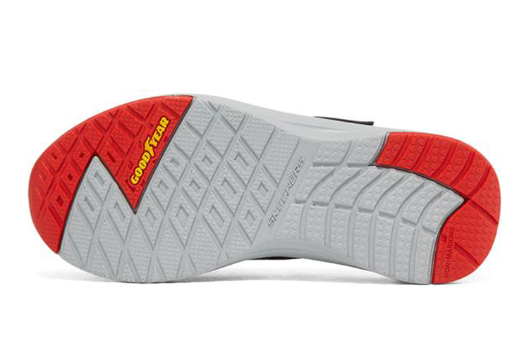 Purchase (JR) Skechers Dynamic Tread ''Schwarz Rot'' 403664L-BGRD