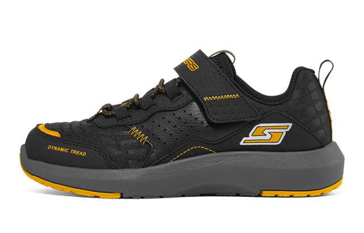 (Youth) Skechers Dynamic Tread 'Black Yellow' 403664L-BKYL