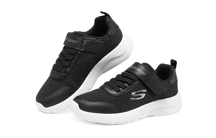 Lookbook 大童 Skechers Dynamight 2.0 輕便透氣 低筒運動休閒鞋 黑色