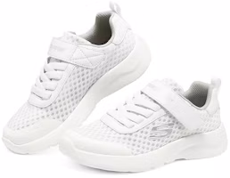 Lookbook 大童 Skechers Dynamight 2.0 運動休閒鞋 白色