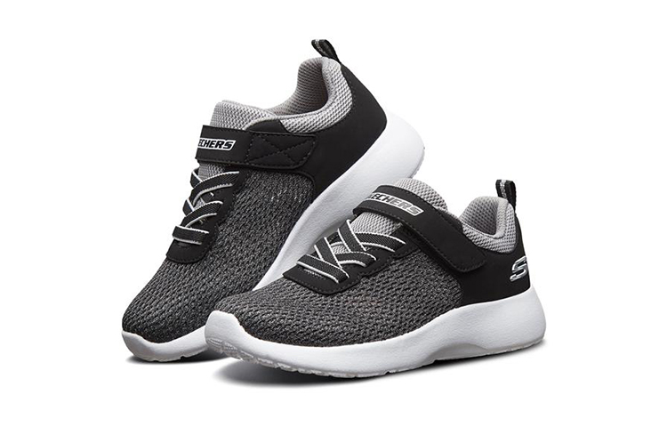 (Youth) Skechers Dynamight 'Black Grey' 圖 3