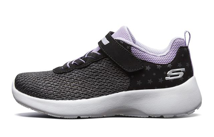 (Youth) Skechers Dynamight 'Black Purple' 996454L-BKLV