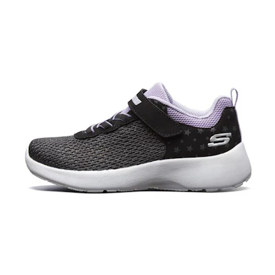 (Youth) Skechers Dynamight 'Black Purple'