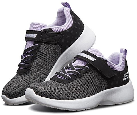 (JR) Skechers Dynamight 'Hitam Ungu' 996454L-BKLV Lookbook (JR) Skechers Dynamight 'Hitam Ungu' 996454L-BKLV