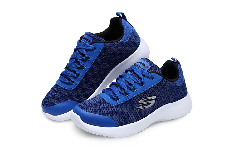 Lookbook 大童 Skechers Dynamight 運動休閒鞋 藍黑