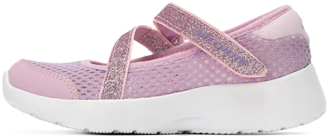 (Youth) Skechers Dynamight Pink/White 664101L-LAV (Youth) Skechers Dynamight Pink/White 664101L-LAV