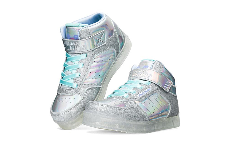 Lookbook (Youth) Skechers E-Pro III 'Silver Light Green' 302061L-SLAQ