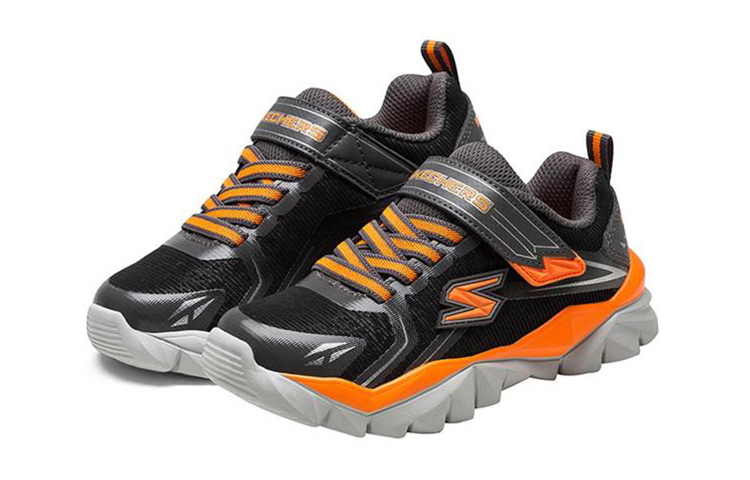 (Youth) Skechers Electronz 'Brown Orange' 圖 3