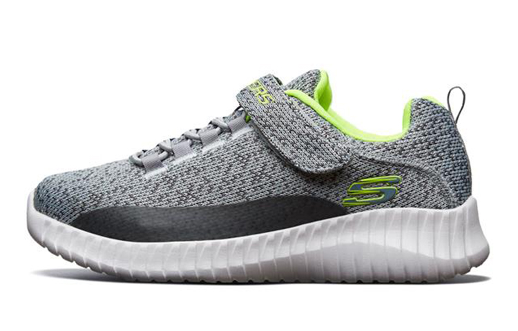 (Youth) Skechers Elite Flex 'Grey Green' 97890L-GYCC