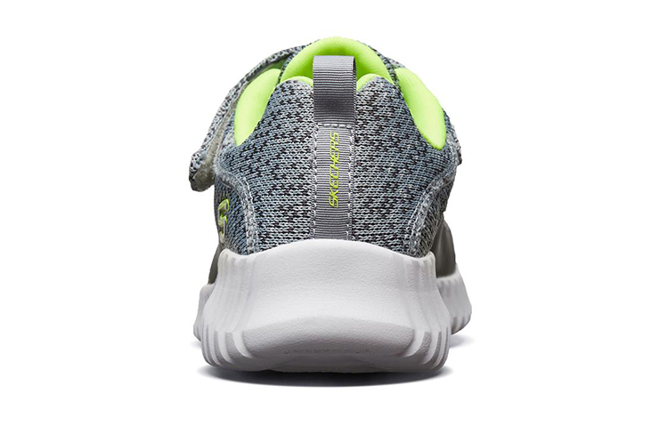 Shop (Youth) Skechers Elite Flex 'Grey Green' 97890L-GYCC