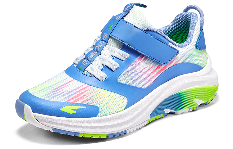 Lookbook (JR) Skechers Elite Sport Tempo 'Biru Multi' 303660L-BLMT