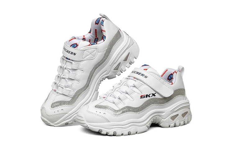 Lookbook 大童 Skechers Energy 休閒老爹鞋 灰白
