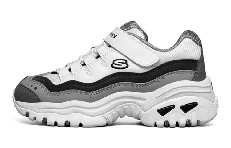 (Youth) Skechers Energy 'Black White' 664146L-BLK