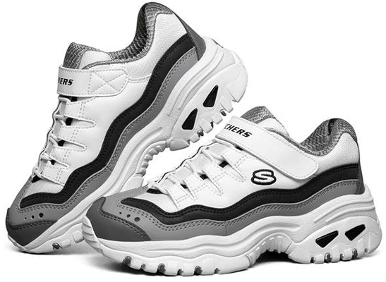 (JR) Skechers Energy 'Hitam Putih' 664146L-BLK Lookbook (JR) Skechers Energy 'Hitam Putih' 664146L-BLK