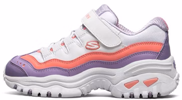 (Youth) Skechers Energy 'White Purple' 664146L-WPRP (Youth) Skechers Energy 'White Purple' 664146L-WPRP