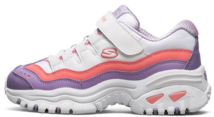 (Youth) Skechers Energy 'White Purple' 664146L-WPRP Buy (Youth) Skechers Energy 'White Purple' 664146L-WPRP
