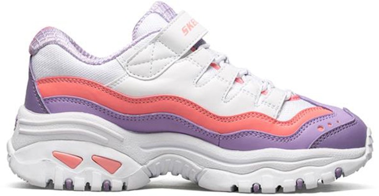 (Youth) Skechers Energy 'White Purple' 664146L-WPRP Order (Youth) Skechers Energy 'White Purple' 664146L-WPRP