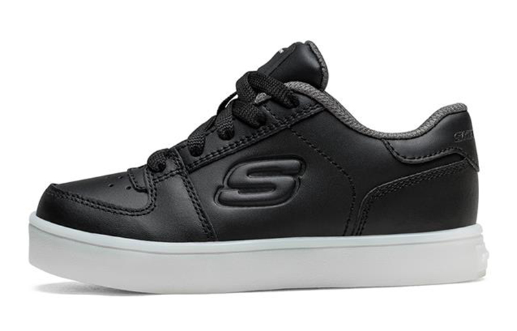 (Youth) Skechers Energy Lights Elate 'Black Flash' 90601L-BLK