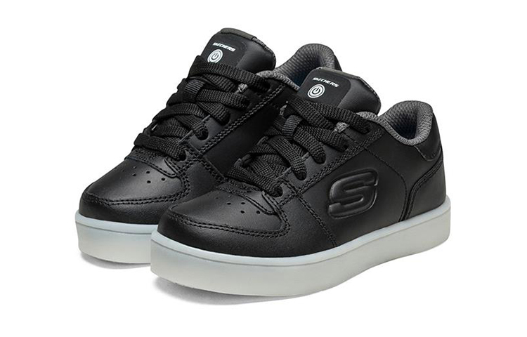 Lookbook (JR) (ユース) スケッチャーズ エナジー ライツ エレート 'ブラックフラッシュ' 90601L-BLK 90601L-BLK