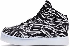 (Youth) Skechers Energy Lights Mid 'Black Flash' 90606L-BLK (Youth) Skechers Energy Lights Mid 'Black Flash' 90606L-BLK