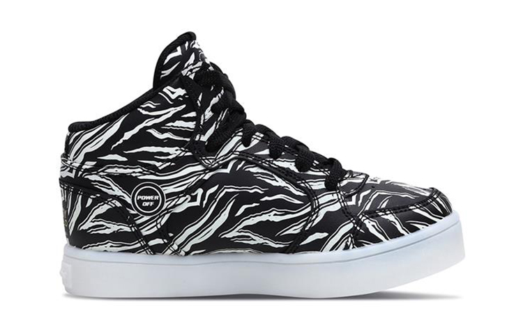 Order (JR) Skechers Energy Lights Mid ''Zwarte Flits'' 90606L-BLK