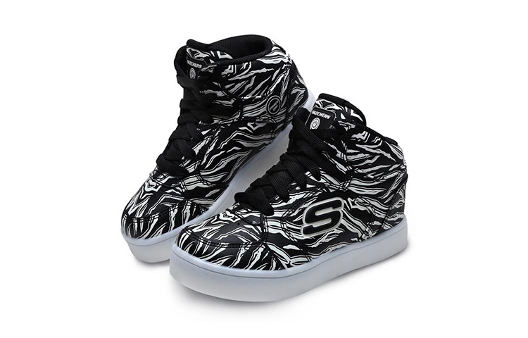 Lookbook (JR) Skechers Energy Lights Mid ''Zwarte Flits'' 90606L-BLK