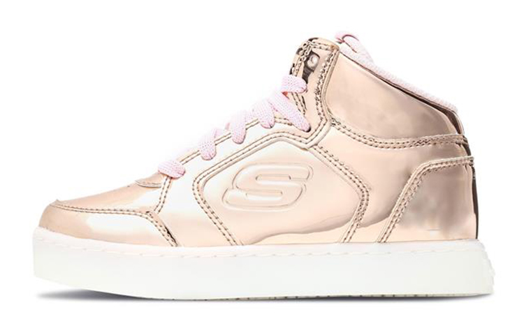 Buy (Youth) Skechers Energy Lights Mid 'Gold Flash' 10771L-RSGD