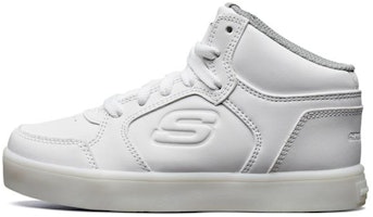 (Youth) Skechers Energy Lights Mid 'White Flash' 90600L-WHT (Youth) Skechers Energy Lights Mid 'White Flash' 90600L-WHT