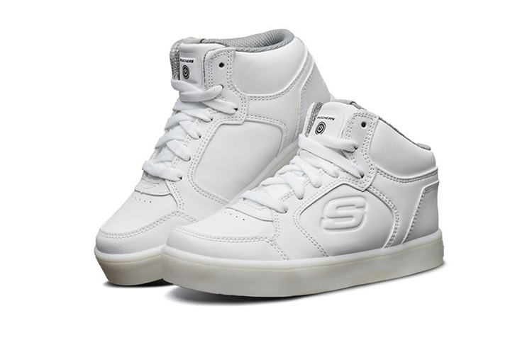Lookbook (JR) Skechers Energy Lights Mid ''Flash Blanc'' 90600L-WHT