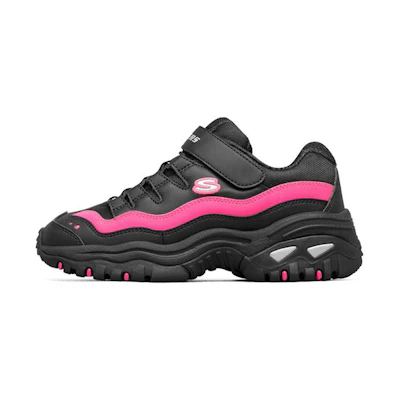 (Youth) Skechers Energy Low 'Black Purple'