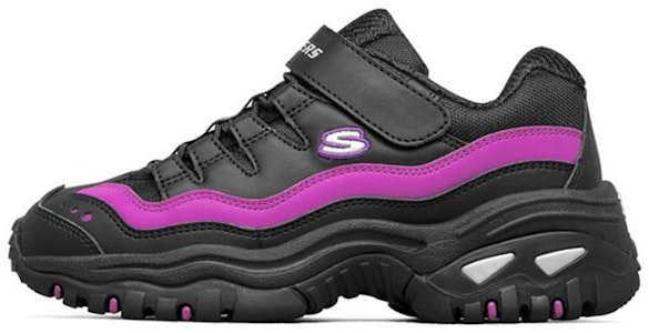 【詢問鑑定】Skechers Energy 低筒跑步鞋 大童 黑紫 Buy 【詢問鑑定】Skechers Energy 低筒跑步鞋 大童 黑紫