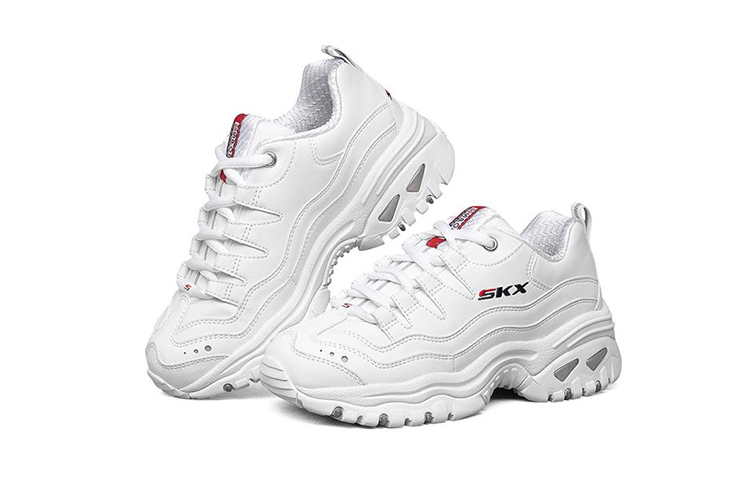 Lookbook (Youth) Skechers Energy Low 'White' 84220L-WML