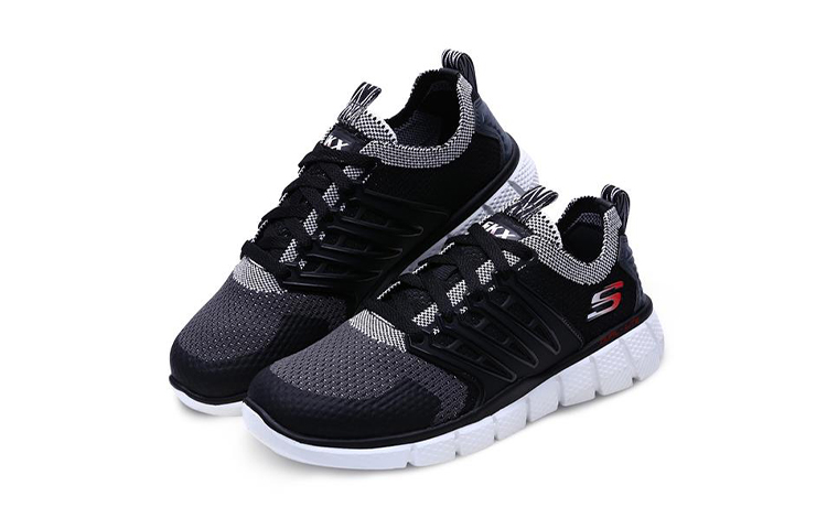 Lookbook (Youth) Skechers Equalizer 2.0 'Black Grey' 97384L-BKGY
